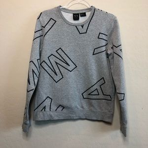 Armani Exchange Gray Sweatshirt D1